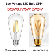 [Low Voltage DC12V/DC24V DC] E27 Screw Special Lighting Bulb Outdoor Exhibition Dedicated 4W Warm Wh