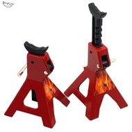 RC Jack Stands,2Pcs 6 Ton RC Car Scale Jack Stands for  SCX10 Wraith TRX4 D90 CC01 RC Quick Release 