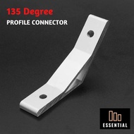 135 Degree Bracket for Aluminium Profile 3030 4040 Support Connector Inside Holder Fastener Angle Br