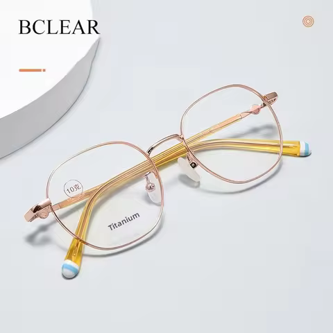 BCLEAR Fashion Boys Girls Blue Light Eye Glasses Kids 7-15 Years Custom Myopia Prescription Glasses