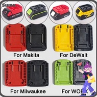 SUMU DIY Adapter, Portable Durable Battery Connector, Practical ABS Charging Head Shell for Makita/DeWalt/WORX/Milwaukee 18V Lithium Battery