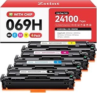 069H 069 Toner Cartridge Set 4-Pack MF753Cdw High Capacity Black Cyan Magenta Yellow Replacement for