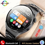 New Bluetooth Call Smart Watch For Huawei GT3 Pro Custom Dial NFC Sport Fitness Tracker Men Watch IP68 Waterproof Smartwatch+BOX
