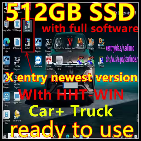 xentry full software for MB Star C4 C5 C6 SD Connect xentry 2023.09 for trucks cars with hht-win ins
