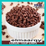 B4y Dark C Chip 250 gr (Repack), coklat chip
