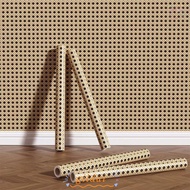 GILDAI Wall Sticker,  Rattan PVC Wallpaper, Removable Waterproof Self-adhesive Furniture Renovation 