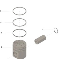For CUMMINS Dcec 4020059 6cta8.3 diesel kit engine piston