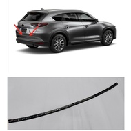 MAZDA CX8(CX-8) 2018-2021 Rear Bumper Guard Trunk Protector Stainless Steel(BLACK CHROME)