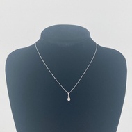TASAKI（Tasaki）小鑽項鍊，18K（白金），MD0.18克拉，3克，銀