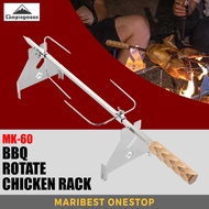 CAMPINGMOON Bbq Chicken Grill Rotate Bbq Chicken Rack Spin Grill Chicken Rack Barbeque Grill Outdoor