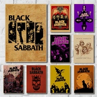 BLACK SABBATH Ozzy Osbourne Painting Poster Retro Kraft Paper Dorm Room Wall Art Home Decor Poster