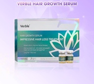 Verble Hair Growth Serum Erhair Regrowth Loss Fast For Hair Growth Reduces Fall 7 bottles/ boxes - S