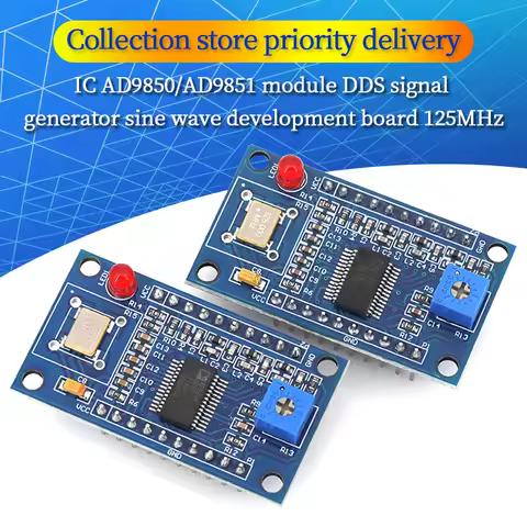 1/5/10PCS AD9850 AD9851 Development Board DDS Signal Generator with Dual Output for Sine and Square