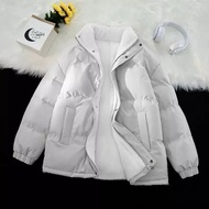 Winter jacket for men and women with thick and warm fur lining / Korean men's and women's coat jacke