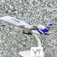 2-stage commercial aircraft with 4 engines Airbus 380-800 Thai Airlines “Thai Airways International"