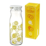 HARIO Heat-Resistant Free Pot Retro Lemon Cold Water Jug Practical Capacity 1200ml Transparent Yello