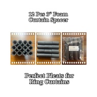 FOAM CURTAIN SPACER | PERFECT PLEATS FOR RING CURTAIN