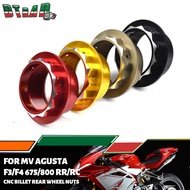 For MV Agusta Brutale / Dragster 800RR F3 675 800 RR RC / F4 1000 R/RR/RC CNC Aluminum Rear Wheel Ax