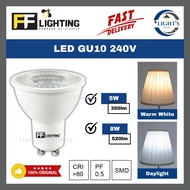 FFL LED GU10 BULB 5W/8W DAY LIGHT/WARM WHITE FF LIGHTING GU10 LED BULB EYEBALL BULB SPOTLIGHT BULB