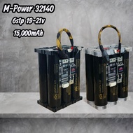 6s แบตลิเธียมฟอสเฟต M-Power Black Edition 6s1p 19-21V 15000mAh (15A)