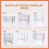 Acrylic Food Display Rack Rak Pamer Makanan Food Display Case Makanan Acrylic Rak Jual Makanan Food 
