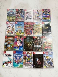 平賣switch games, 阿爾宙斯，beyblade, 鬼哭之邦，Zelda, wario, 野球R, 塊魂，街霸，牧場物語，overcooked, just dance, Diablo, 魂斗