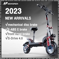 MONSPRIN Q22 Off-road escooter electric Motor 500W/1000W high performance basikal elektrik Electric Scooters for adult 200KG Lithium Battery Travel Distance 40-150KM Top Speed 55KM/H Removeable Seat motor skuter elektrik Waterproof e bike ebike 电动摩托车