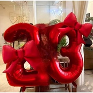 MERAH RED NUMBER PACKAGE + 1 RED RIBBON