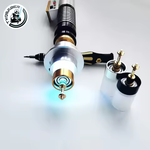 TXQ Metal1Inch Plug For Lightsaber 24.4mm Saber Parts Fittings Dueling RGB Transmitter Plugs