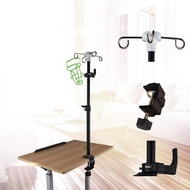 [trdfdv] Drip Bag Stand Outdoor IV Pole Table Clamp Feeding Tube Holder for Families