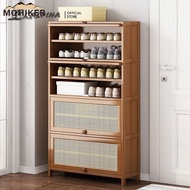 MOHIKER Rattan Bamboo Shoe Rack Shoe Rack Deodorant Breathable Floor Mounted Multi-layer Shoe Cabinet MO320
