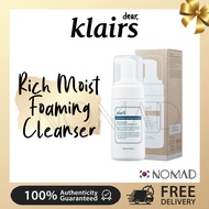 [Klairs] Dear Klairs Rich Moist Foaming Cleanser 100ml Low pH Cleanser Hypoallergenic Face Wash for 