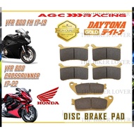 HONDA DISC BRAKE PADS VFR 800 FH 17-19 VFR 800 CROSS RUNNER 17-22  GOLD QUALITY BKL
