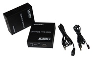 120M HDMI To LAN Port RJ45 Network Cable Extender Over by Cat 5e/6 1080p Black