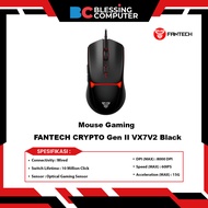 FANTECH CRYPTO Gen II VX7V2 Black Gaming Mouse