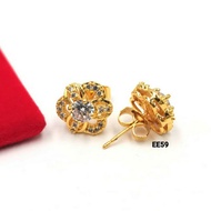 Subang / anting-anting Bunga 🌸💯 dewasa & budak 🔥| Exclusive Design Emas Bangkok 🎁