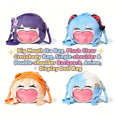 Kawaii Anime Clear Display Ita Bag Genshin Umaru Chan Madoka Magica Crossbody Single Double Shoulder