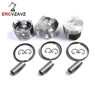 3PCS D902 Piston Ring Pin Kit STD 72mm For Kubota KX41-3 BX23S BX24 BX1880 BX2360 BX2370D BX2380 ZD3