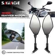 E9 Rearview Mirrors For YAMAHA XJ6 FZ6 N/S FZ8 FZ1N XSR 700 900 XJR1300 XJR1200 XJR 1300 Motorcycle 