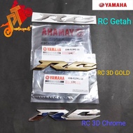 Yamaha Y15ZR Y15 LC 135 Rc Exciter  Y15 Logo Emeblem 3D Epoxy Rc Gold Rc Chrome Original Vietnam 1pc