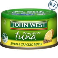 JOHN WEST TEMPTERS TUNA LEMON & CRACKED PEPPER 95GM