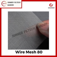 PROMO Wire Mesh Strainer SS316 #80, 100 Stainless Steel - Mesh 80, Width 1m