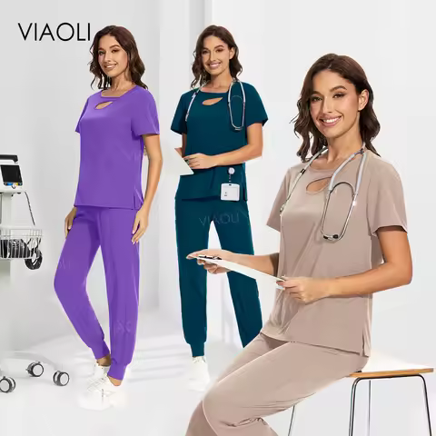 Medical Uniforms Women Nurse Accessories Aesthetic Uniforms Beautician Nursing Cleaning Work Clothes