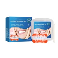Denture，Full Denture Replacement，Dentures，Soft and Comfortable，Moldable Silicone Denture Set，Full De