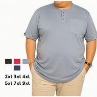 Men's Jumbo Pocket T-Shirt Oversize XXL XXXL XXXXL 4XL 5XL 7XL 9XL Latest Bigsize Pocket T-Shirt