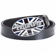 Punk Zinc Alloy Union Jack TRIUMPH Belt 21st Century New Fashion Belt Men's Birthday Gift Gift