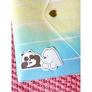 💖WATERPROOF💖 We Bare Bears Peekaboo Sticker #1237