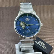 [TimeYourTime] Orient RA-AR0101L10B Open Heart Automatic Stainless Steel Analog Blue Men's Watch RA-AR0101L