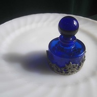 【老時光 OLD-TIME】早期歐洲藍玻璃香水瓶