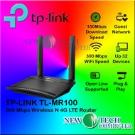 TP-Link TL-MR100 Sim Card Router 300Mbps Wireless N 4G LTE Router Unifi/Maxis/Digi/Celcom/Umobile